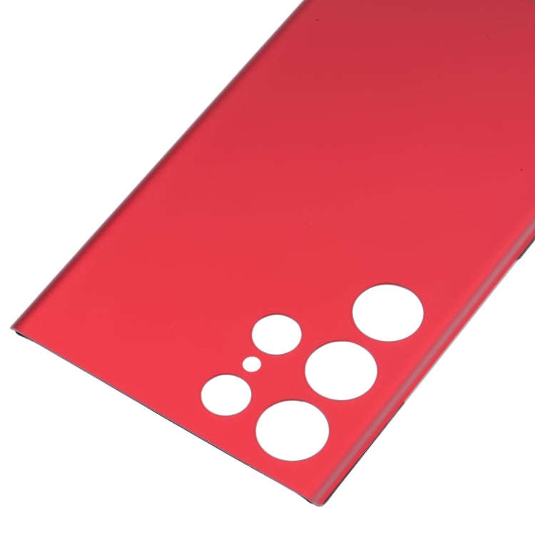 For Samsung Galaxy S22 Ultra Battery Back Cover (Red)