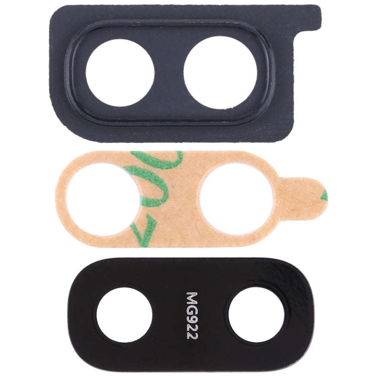 For Galaxy A20 10pcs Camera Lens Cover (Black)