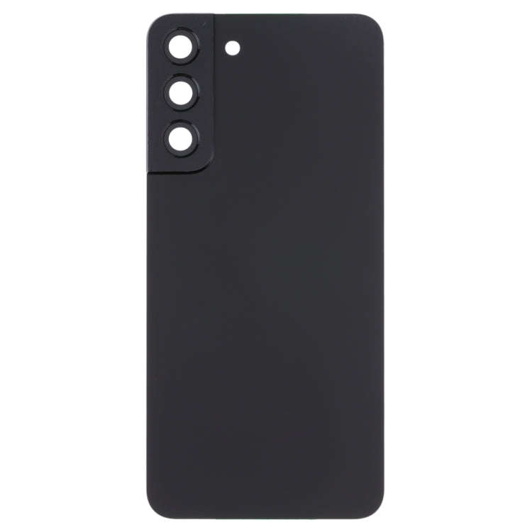 For Samsung Galaxy S22+ 5G SM-S906B Battery Back Cover with Camera Lens Cover (Black)