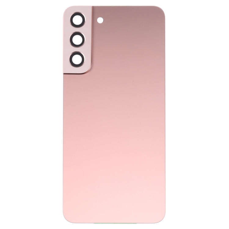 For Samsung Galaxy S22+ 5G SM-S906B Battery Back Cover with Camera Lens Cover (Pink)
