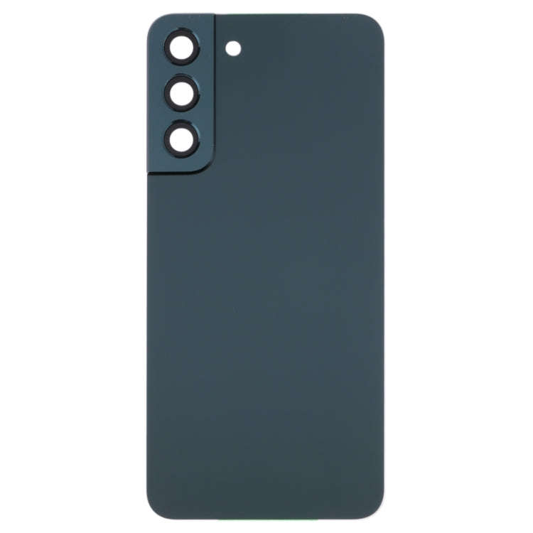 For Samsung Galaxy S22+ 5G SM-S906B Battery Back Cover with Camera Lens Cover (Green)