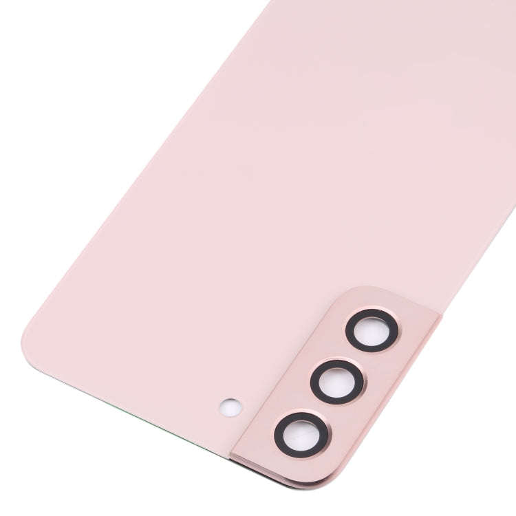 For Samsung Galaxy S22+ 5G SM-S906B Battery Back Cover with Camera Lens Cover (Gold)