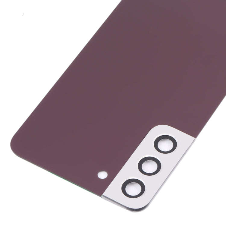 For Samsung Galaxy S22+ 5G SM-S906B Battery Back Cover with Camera Lens Cover (Purple)