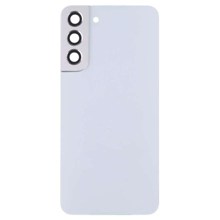 For Samsung Galaxy S22+ 5G SM-S906B Battery Back Cover with Camera Lens Cover (White)