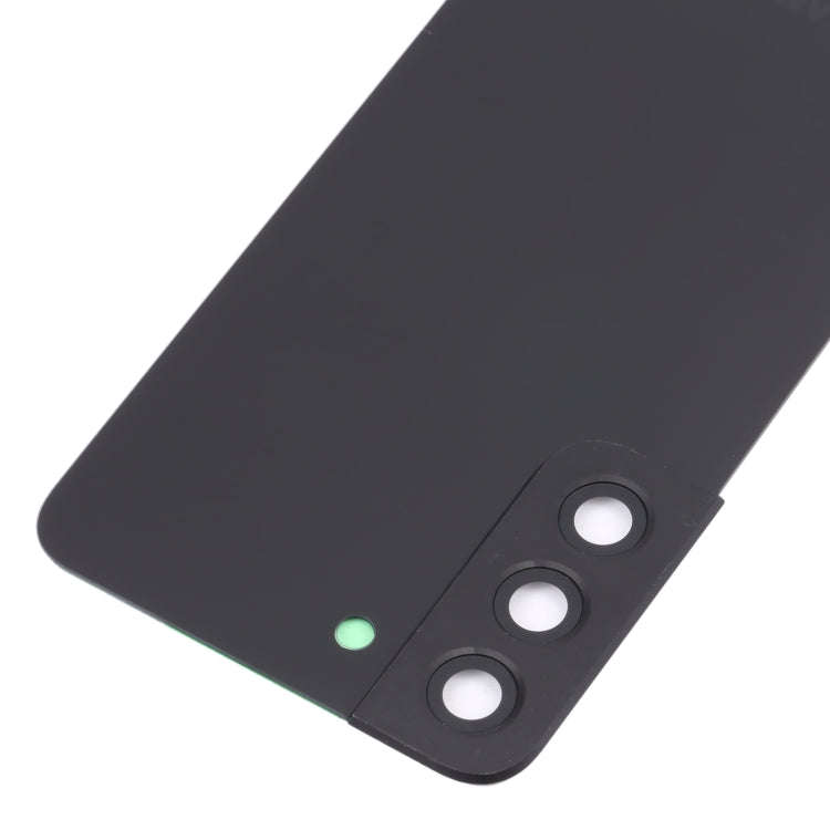 For Samsung Galaxy S22 5G SM-S901B Battery Back Cover with Camera Lens Cover (Black)