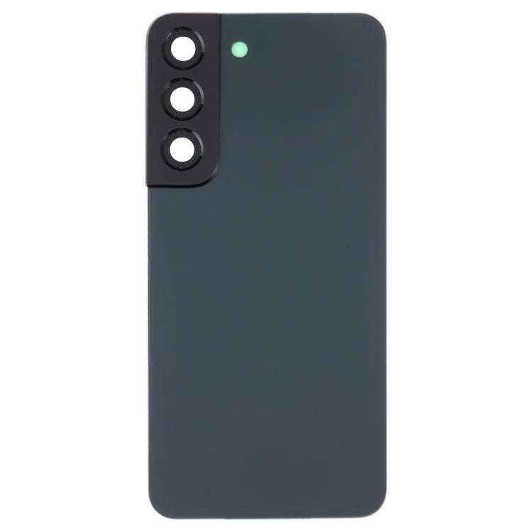 For Samsung Galaxy S22 5G SM-S901B Battery Back Cover with Camera Lens Cover (Green)