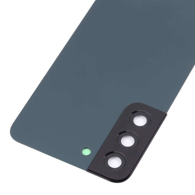 For Samsung Galaxy S22 5G SM-S901B Battery Back Cover with Camera Lens Cover (Green)