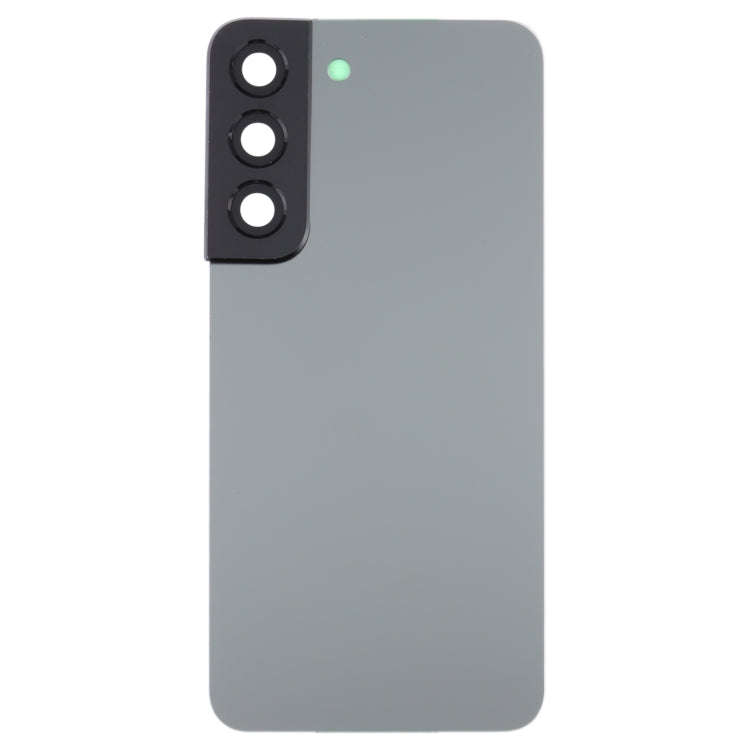 For Samsung Galaxy S22 5G SM-S901B Battery Back Cover with Camera Lens Cover (Grey)