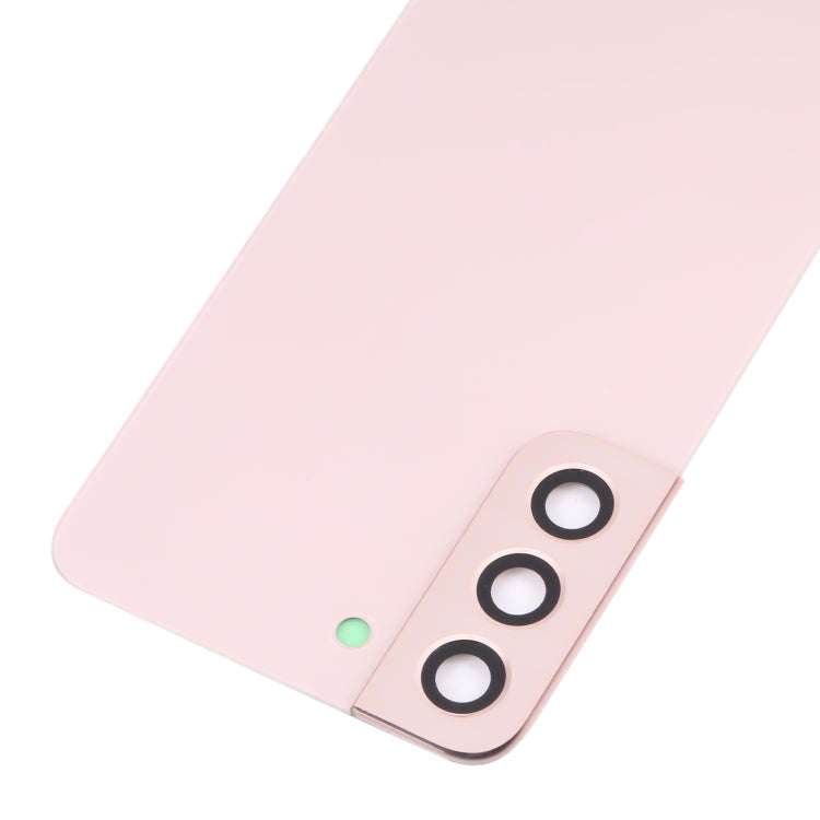 For Samsung Galaxy S22 5G SM-S901B Battery Back Cover with Camera Lens Cover (Gold)