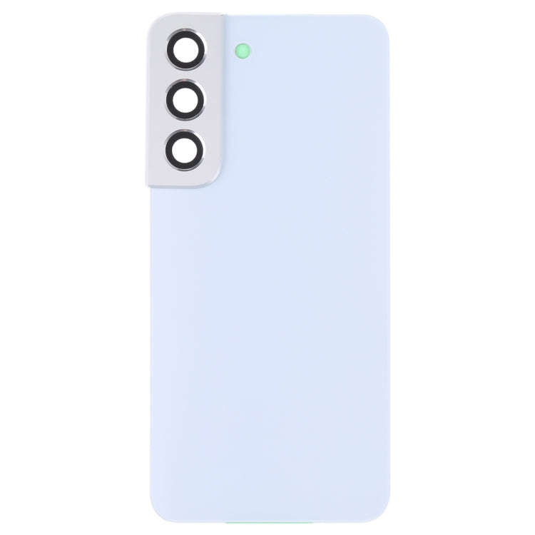 For Samsung Galaxy S22 5G SM-S901B Battery Back Cover with Camera Lens Cover (White)