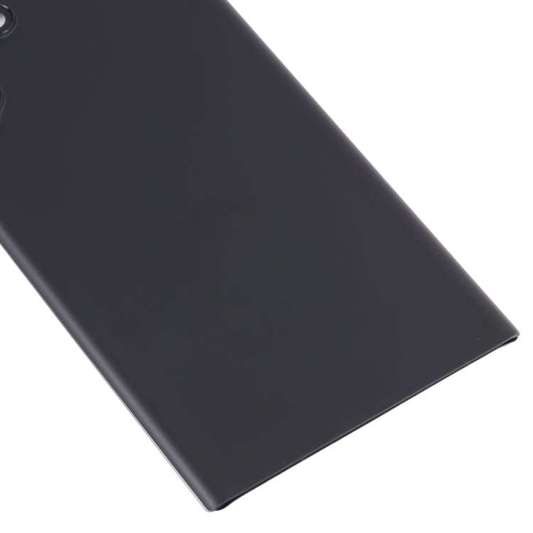 For Samsung Galaxy S22 Ultra 5G SM-S908B Battery Back Cover with Camera Lens Cover (Black)