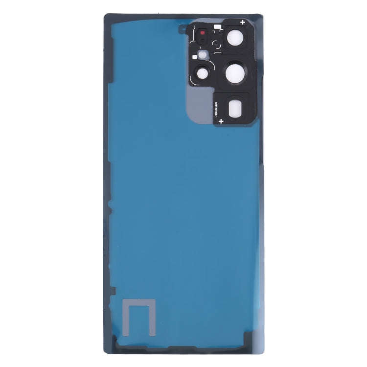 For Samsung Galaxy S22 Ultra 5G SM-S908B Battery Back Cover with Camera Lens Cover (White)