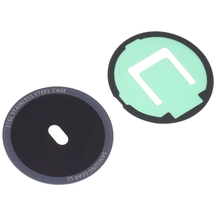 Back Glass Lens For Samsung Gear S2 SM-R720(Black)
