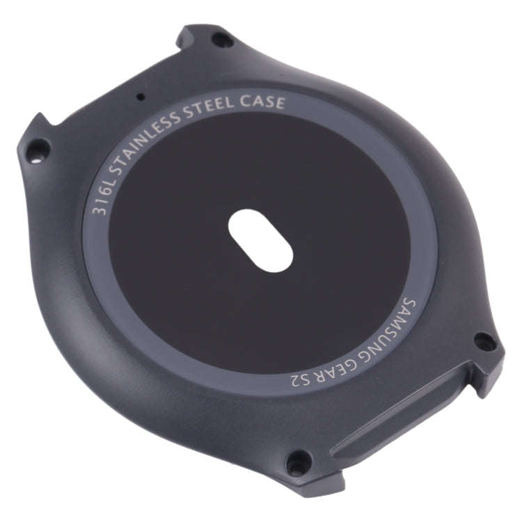Rear Housing Cover with Glass Lens For Samsung Gear S2 SM-R720 (Black)