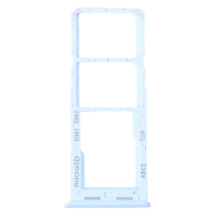 For Samsung Galaxy A23 SM-A235 Original SIM Card Tray + SIM Card Tray + Micro SD Card Tray (Blue)