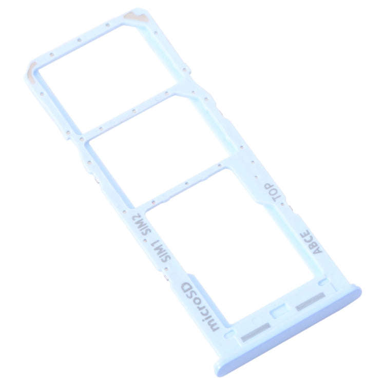 For Samsung Galaxy A23 SM-A235 Original SIM Card Tray + SIM Card Tray + Micro SD Card Tray (Blue)