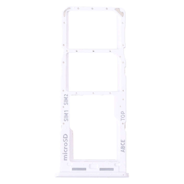 For Samsung Galaxy A23 SM-A235 Original SIM Card Tray + SIM Card Tray + Micro SD Card Tray (White)