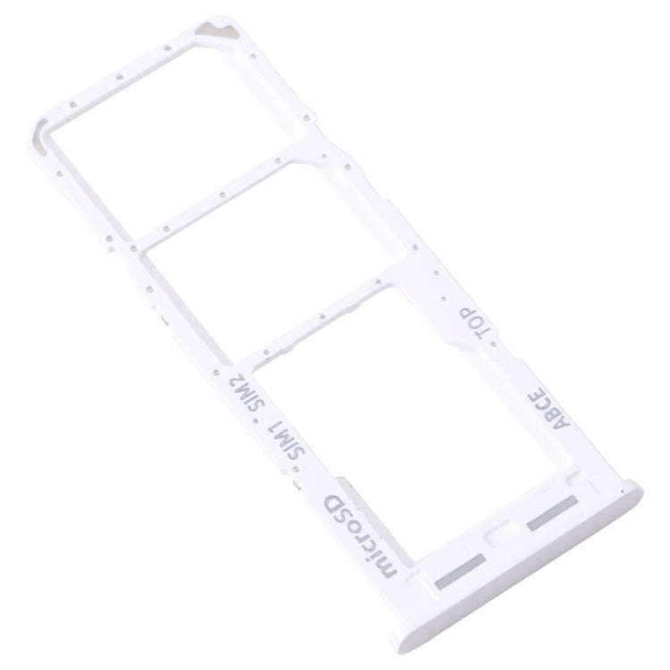 For Samsung Galaxy A23 SM-A235 Original SIM Card Tray + SIM Card Tray + Micro SD Card Tray (White)