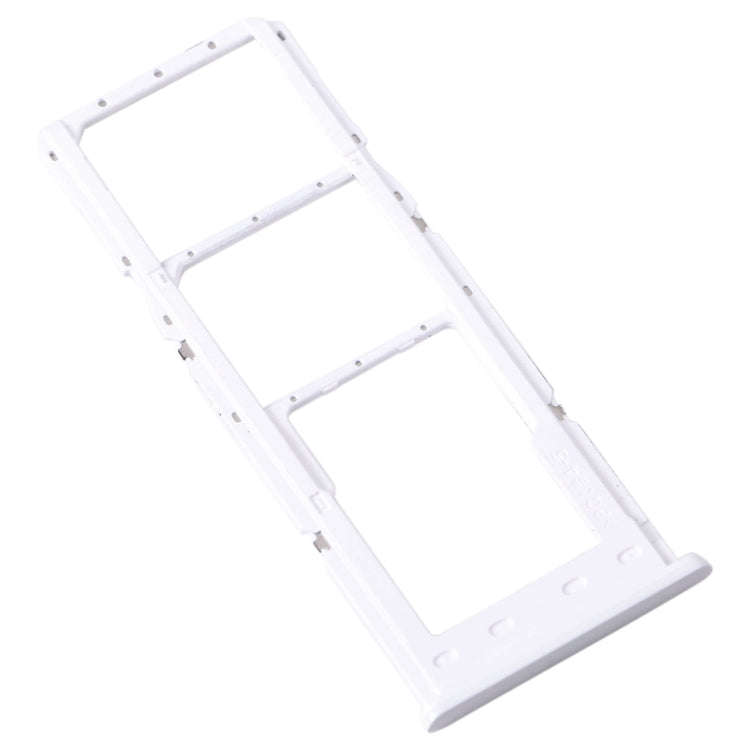 For Samsung Galaxy A23 SM-A235 Original SIM Card Tray + SIM Card Tray + Micro SD Card Tray (White)