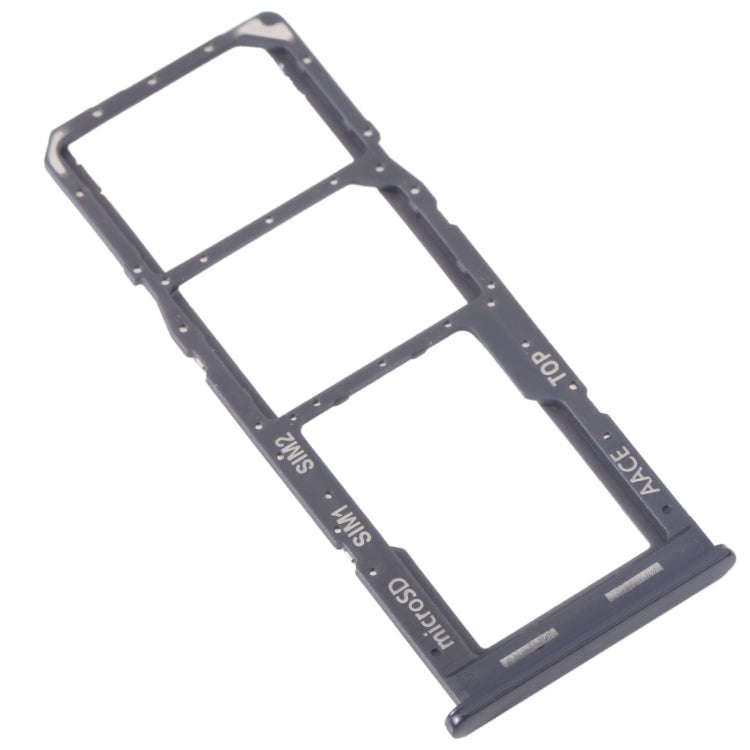 For Samsung Galaxy A13 SM-A135 Original SIM Card Tray + SIM Card Tray + Micro SD Card Tray (Black)