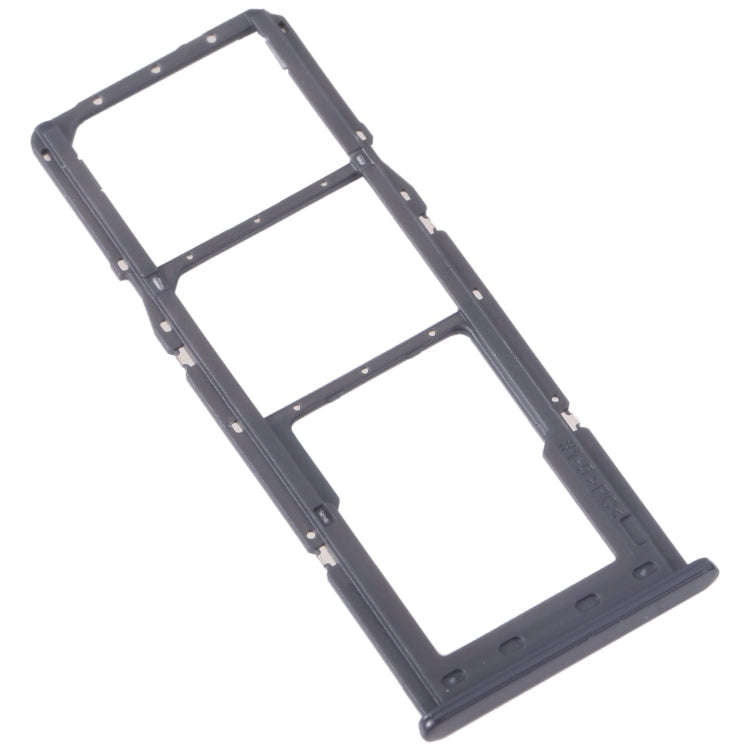 For Samsung Galaxy A13 SM-A135 Original SIM Card Tray + SIM Card Tray + Micro SD Card Tray (Black)