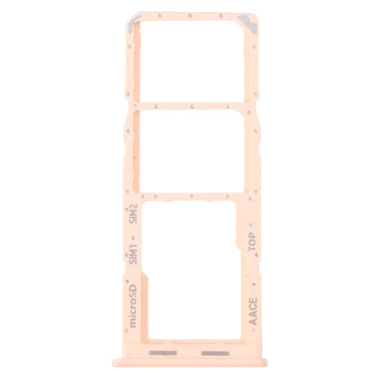 For Samsung Galaxy A13 SM-A135 Original SIM Card Tray + SIM Card Tray + Micro SD Card Tray (Pink)