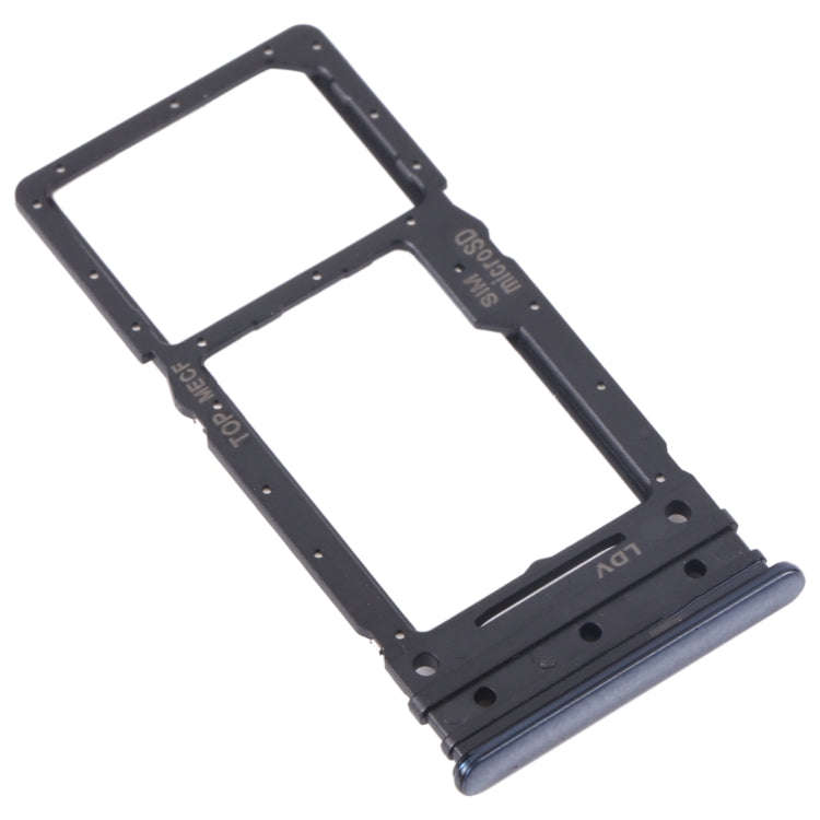 For Samsung Galaxy M53 SM-M536B Original SIM Card Tray + Micro SD Card Tray (Black)