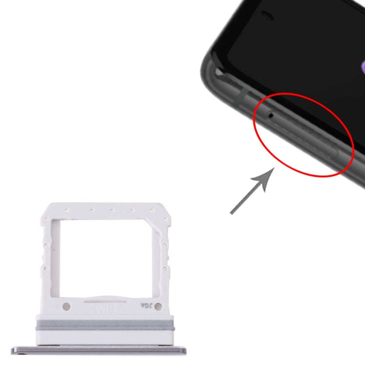 For Samsung Galaxy Z Flip 5G SM-F707B Original SIM Card Tray (Black)