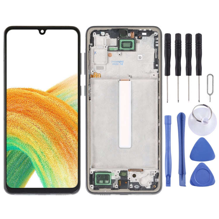 incell LCD Screen For Samsung Galaxy A33 5G SM-A336 Digitizer Full Assembly with Frame,Not Suppor...