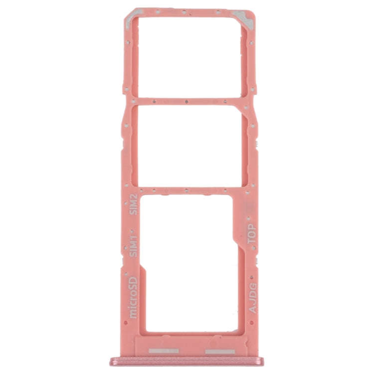 For Samsung Galaxy A04s SM-A047F Original SIM Card Tray + SIM Card Tray + Micro SD Card Tray (Pink)