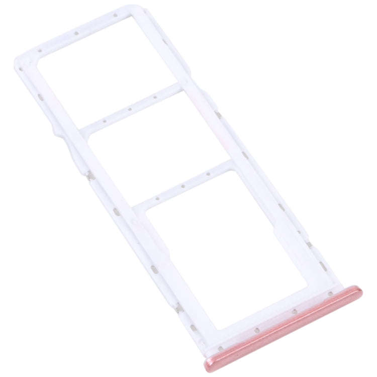 For Samsung Galaxy A04 SM-A045F Original SIM Card Tray + SIM Card Tray + Micro SD Card Tray (Pink)