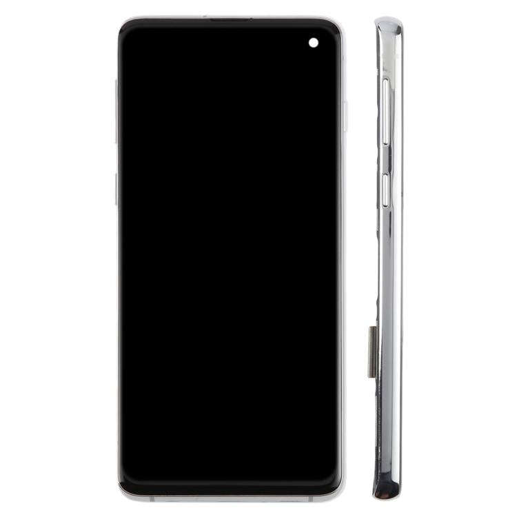 For Samsung Galaxy S10 4G SM-G973F 6.05 inch TFT LCD Screen Digitizer Full Assembly with Frame, N...