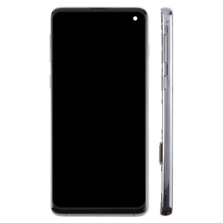 For Samsung Galaxy S10 4G SM-G973F 6.05 inch TFT LCD Screen Digitizer Full Assembly with Frame, N...