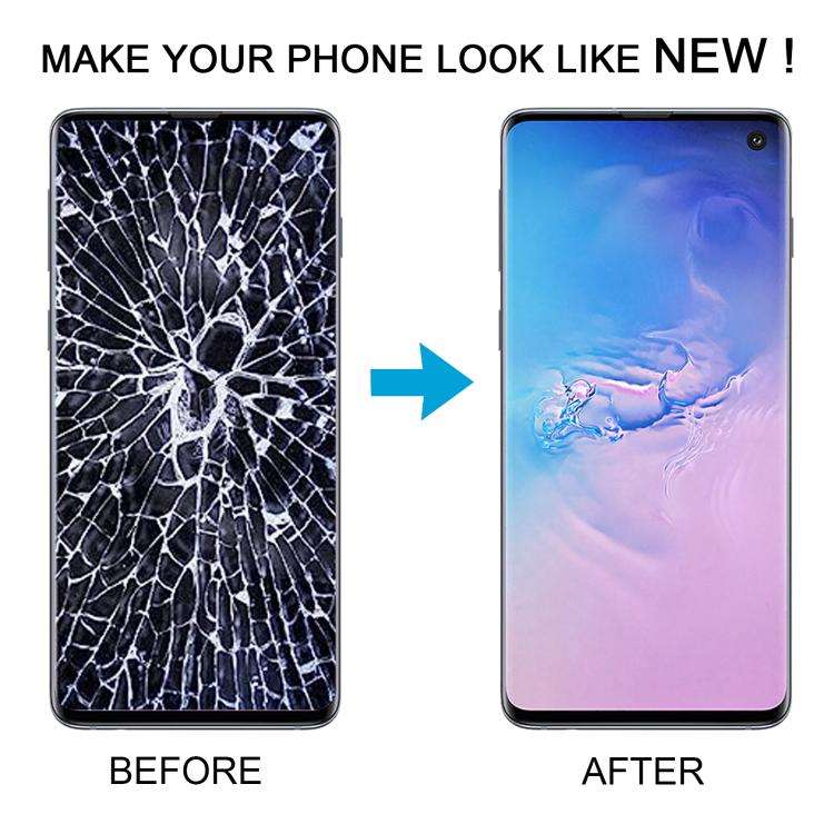 For Samsung Galaxy S10 4G SM-G973F 6.05 inch TFT LCD Screen Digitizer Full Assembly with Frame, N...