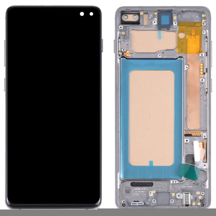 TFT LCD Screen For Samsung Galaxy S10+ SM-G975 Digitizer Full Assembly with Frame,Not Supporting ...