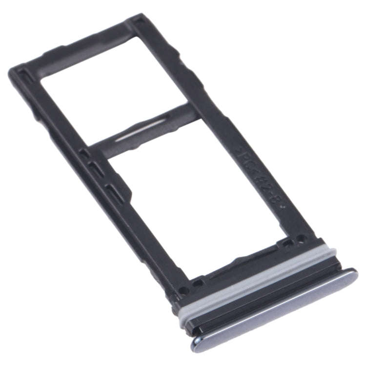 For Samsung Galaxy A72 SM-A725 SIM Card Tray + SIM Card Tray / Micro SD Card Tray (Black)