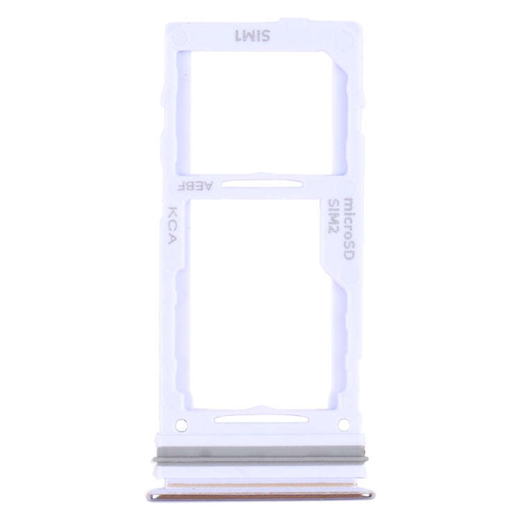 For Samsung Galaxy A72 SM-A725 SIM Card Tray + SIM Card Tray / Micro SD Card Tray (Purple)