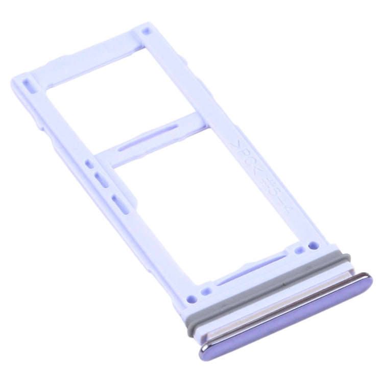 For Samsung Galaxy A72 SM-A725 SIM Card Tray + SIM Card Tray / Micro SD Card Tray (Purple)