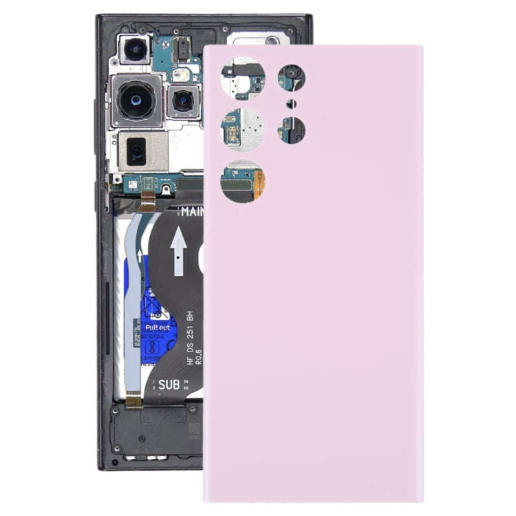 For Samsung Galaxy S23 Ultra 5G SM-S918B OEM Battery Back Cover(Pink)