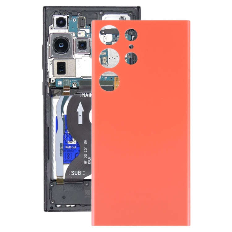 For Samsung Galaxy S23 Ultra 5G SM-S918B OEM Battery Back Cover(Red)
