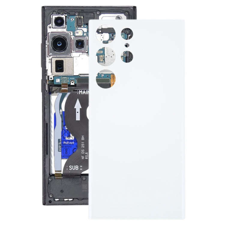 For Samsung Galaxy S23 Ultra 5G SM-S918B OEM Battery Back Cover(White)