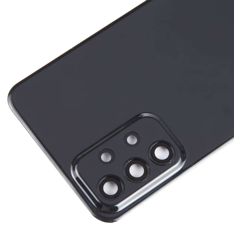 For Samsung Galaxy A23 5G SM-A236A Original Battery Back Cover with Camera Lens Cover(Black)