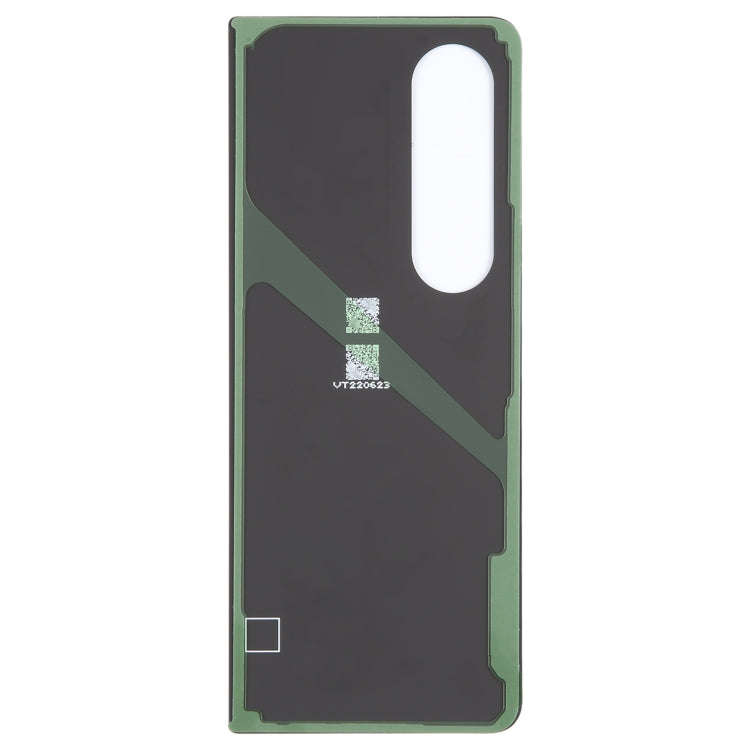 For Samsung Galaxy Z Fold4 SM-F936B Battery Back Cover with Camera Lens Cover(Black)