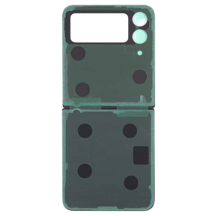 For Samsung Galaxy Z Flip4 SM-F721B Battery Back Cover with Camera Lens Cover(Black)