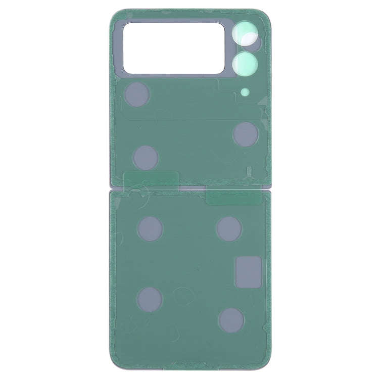 For Samsung Galaxy Z Flip4 SM-F721B Battery Back Cover with Camera Lens Cover(Purple)