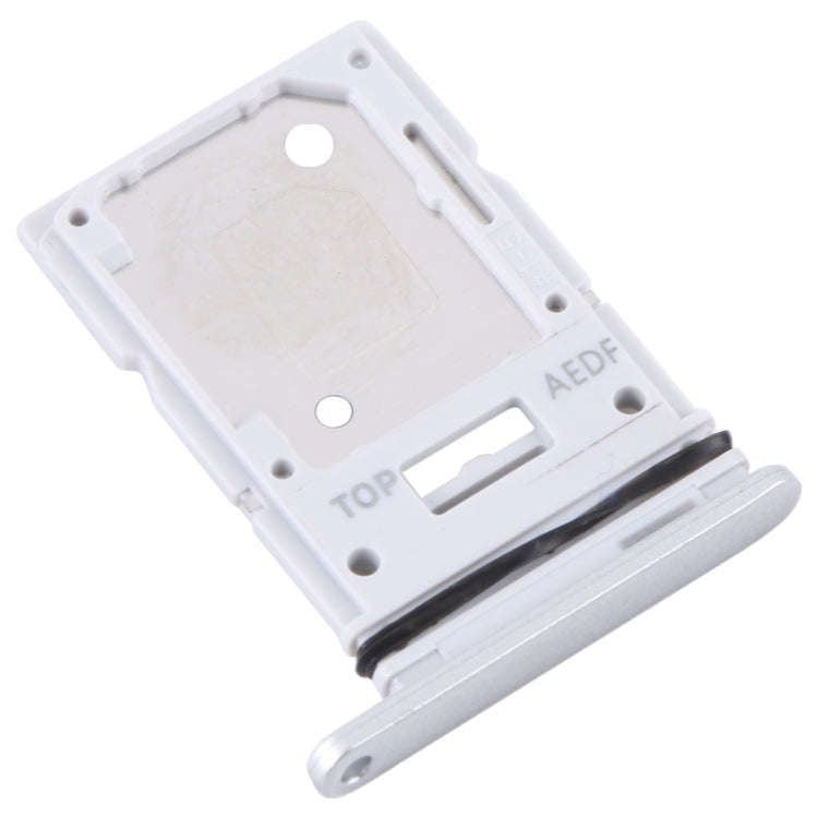 For Samsung Galaxy A54 SM-A546 Original SIM Card Tray + Micro SD Card Tray (Silver)