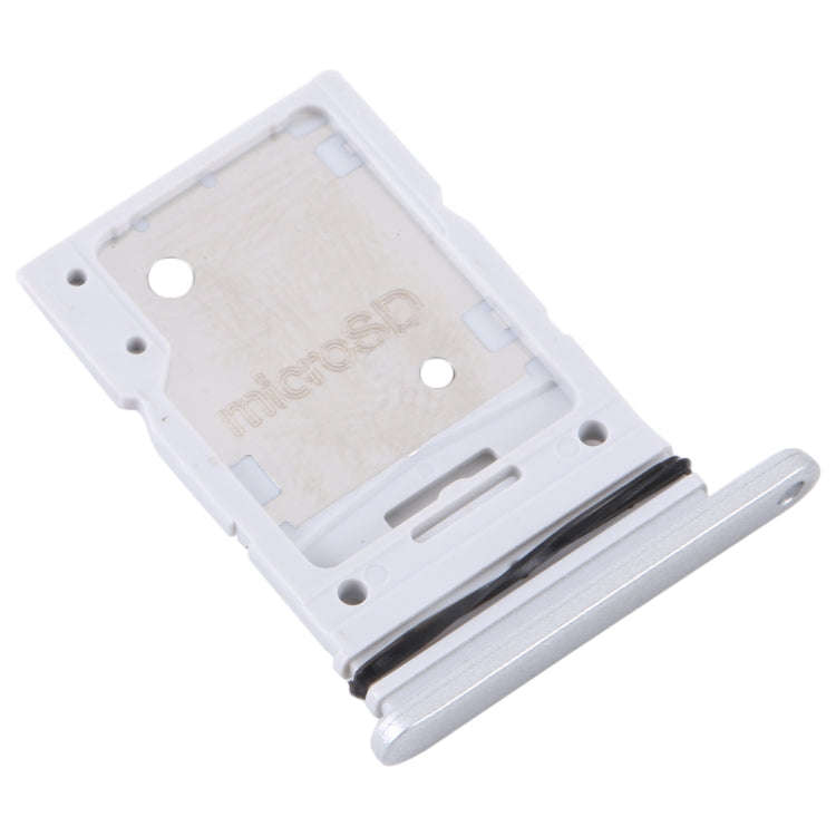 For Samsung Galaxy A54 SM-A546 Original SIM Card Tray + Micro SD Card Tray (Silver)