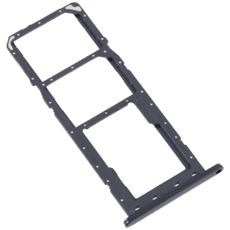 For Samsung Galaxy M04 SM-M045F Original SIM Card Tray + SIM Card Tray + Micro SD Card Tray (Black)