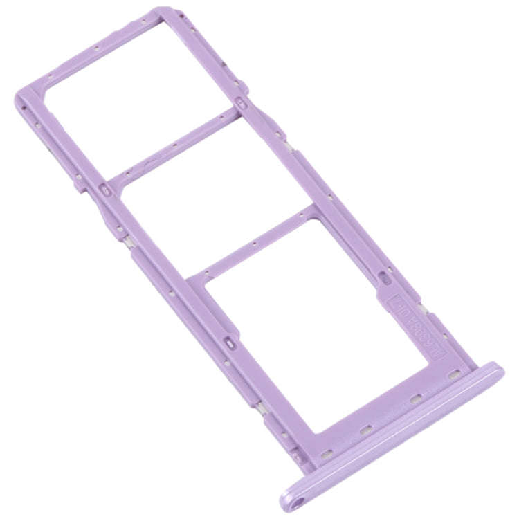For Samsung Galaxy M04 SM-M045F Original SIM Card Tray + SIM Card Tray + Micro SD Card Tray (Purple)