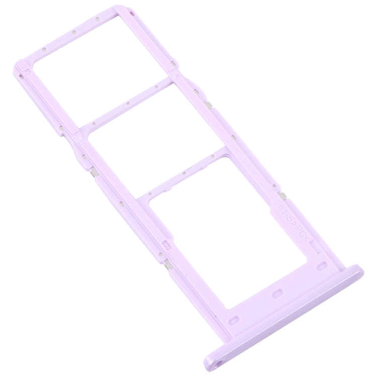 For Samsung Galaxy F14 5G Original SIM Card Tray + SIM Card Tray + Micro SD Card Tray (Purple)